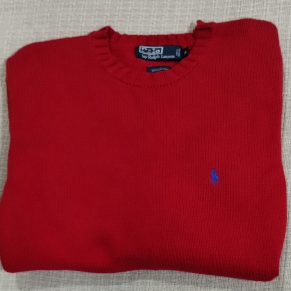 Polo by Ralph Lauren Men's Red Sweater